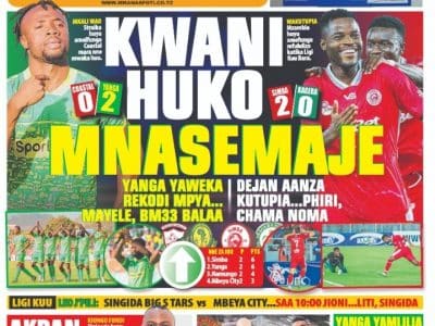 Big news of Tanzania newspaper today 21,2022