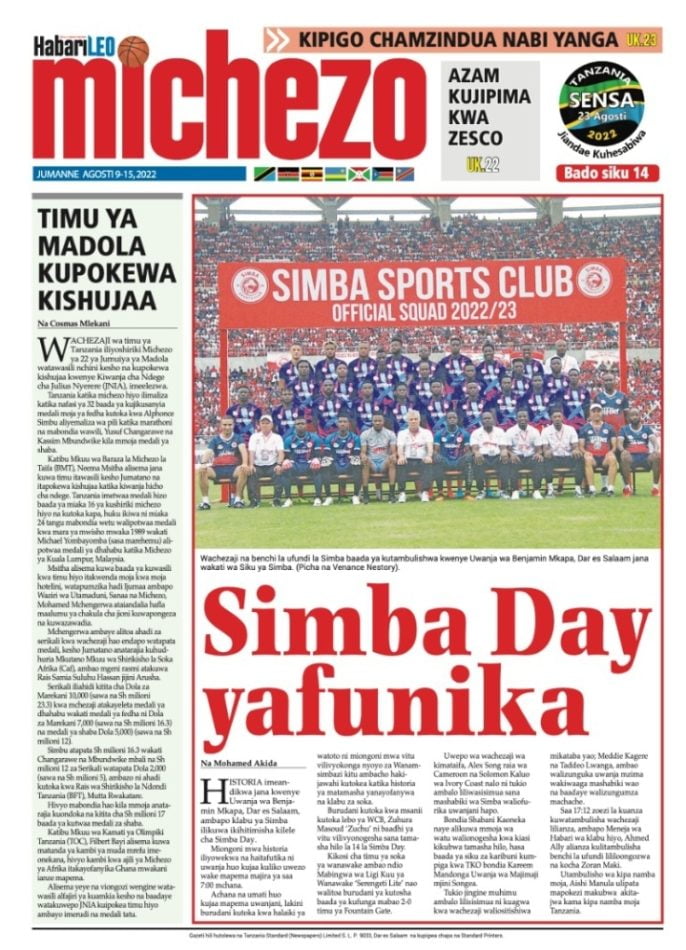 Tanzania newspapers Today|Magazeti Leo 9 August 2022 Tanzania newspapers Today