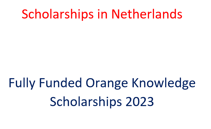 Scholarships in Netherlands |Fully Funded Orange Knowledge Scholarships 2023