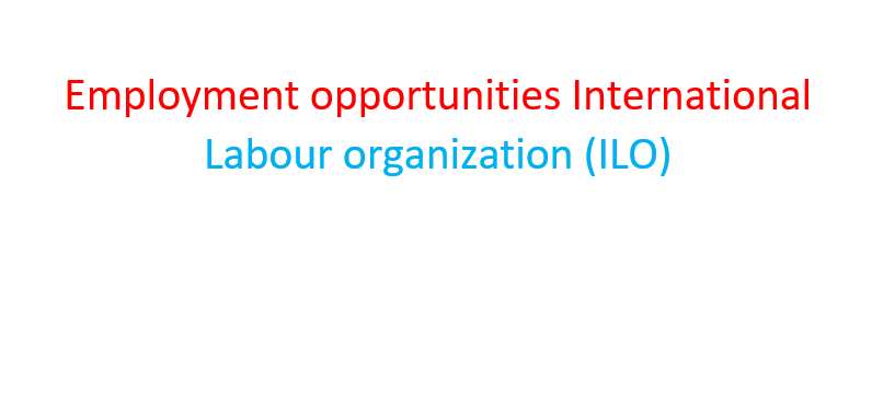 Employment opportunities - ILO