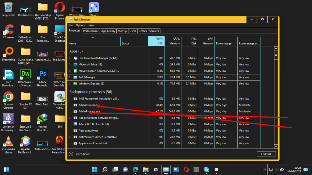 How to prevent AddInProcess.exe from high CPU/RAM usage
