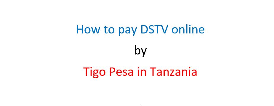 How to pay DSTV bill online