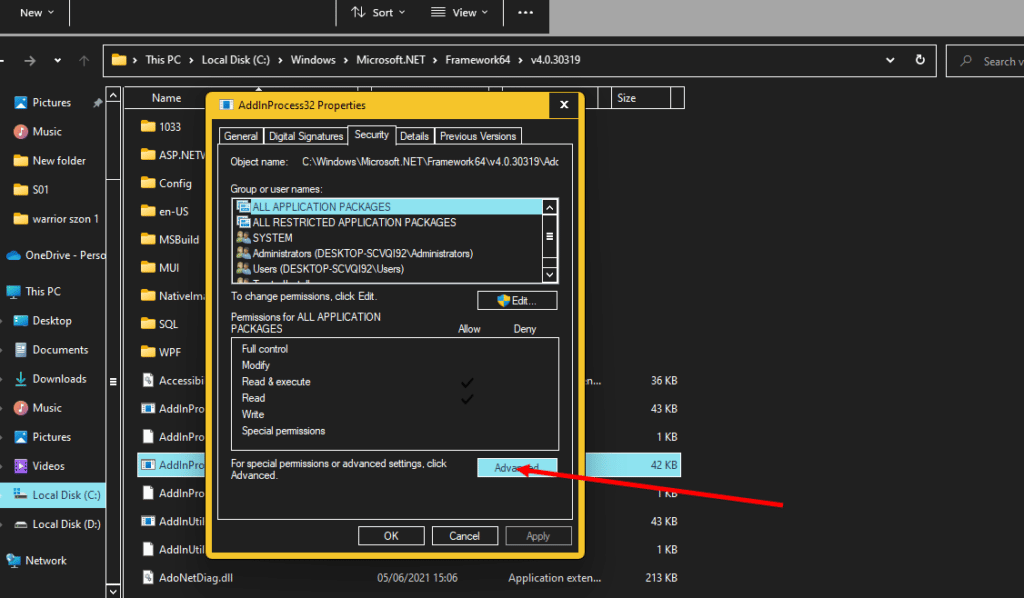 How to fix AddInProcess.exe from heat-up CPU, RAM & Storage