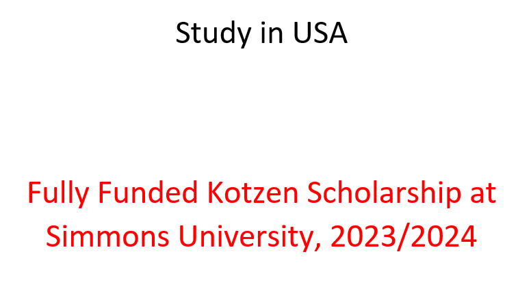 Kotzen Scholarship