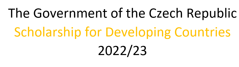 The Government of the Czech Republic Scholarship for Developing Countries 2022/23