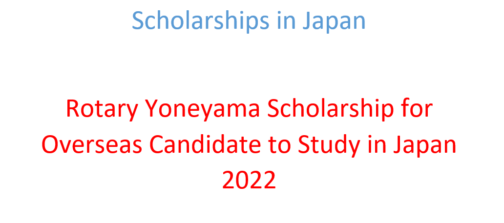 scholarships in japan for international students