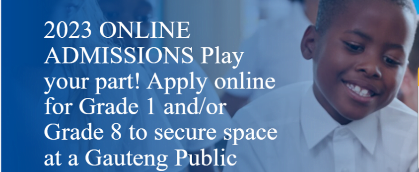 Gauteng online registration