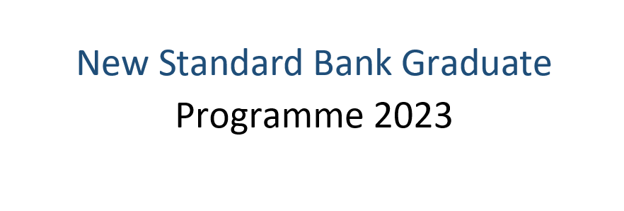 Standard Bank Graduate Programme