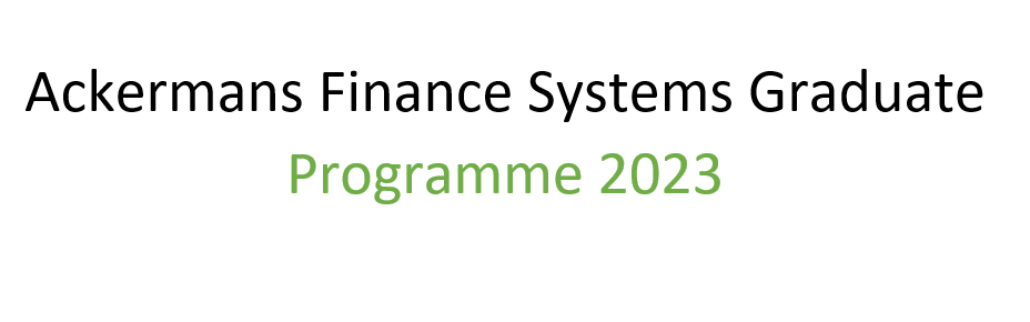 Finance Systems Graduate Programme