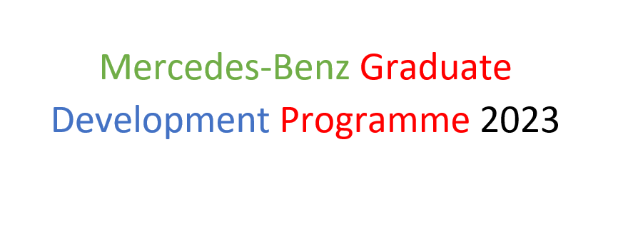 graduate development programme 2023