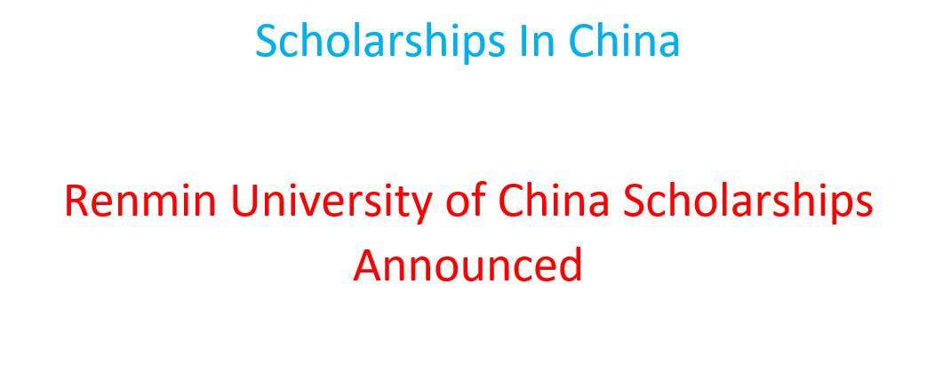 scholarships in china