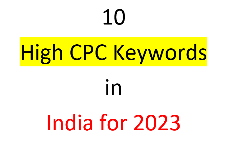 10 High CPC Keywords