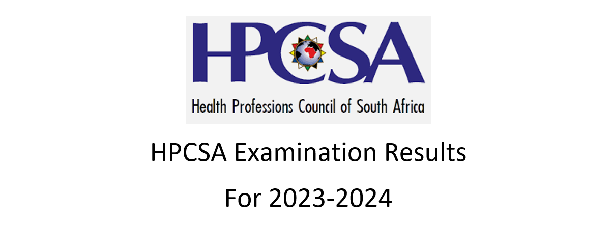 HPCSA Examination Results for 2023-2024  