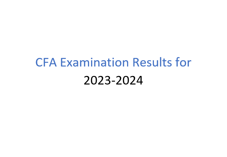 CFA Examination Results for 2023-2024
