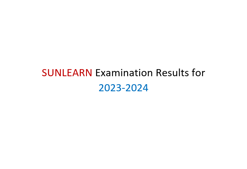 SUNLEARN Examination Results for 2023-2024