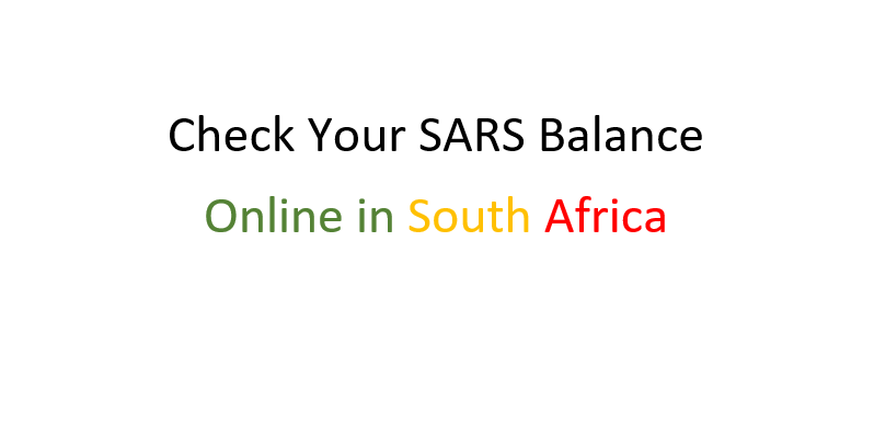 Check Your SARS Balance Online in South Africa