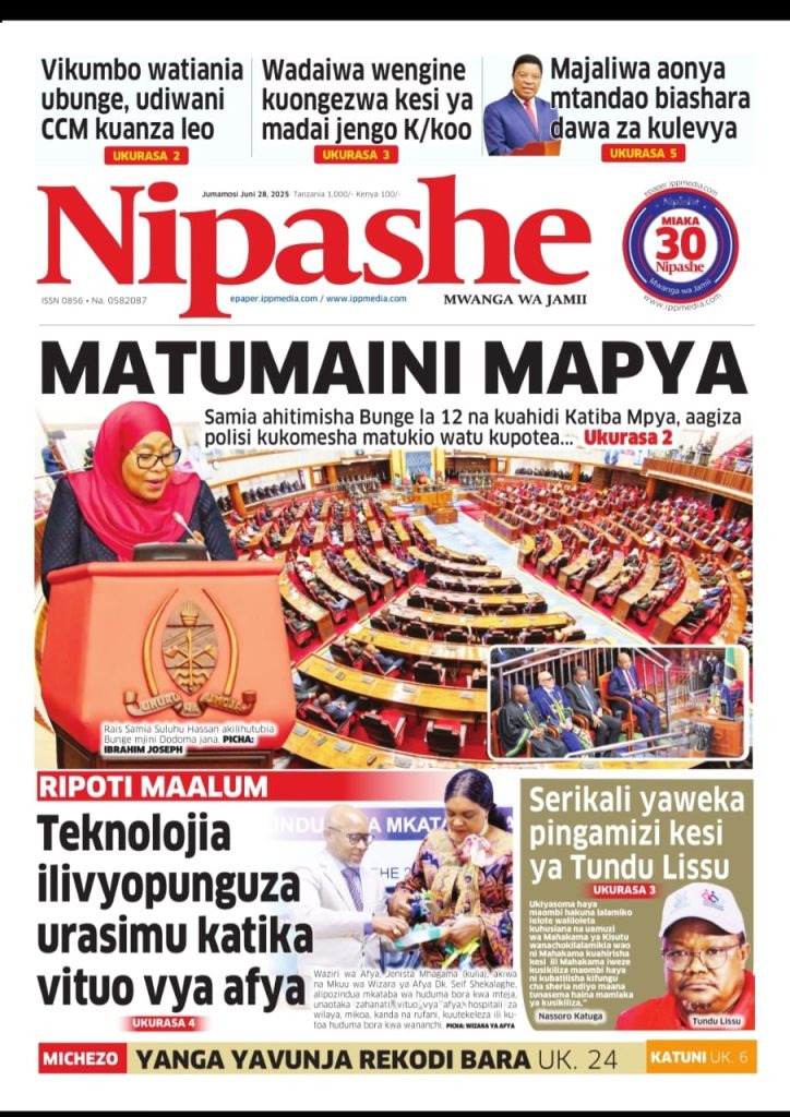 Habari Kubwa Magazeti Ya Leo June 28,2025