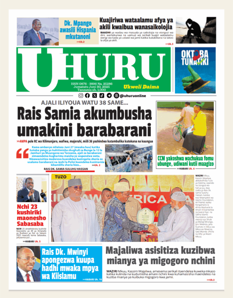 Tanzania News Paper Today Headlines-Magazeti ya leo 30 June 2025