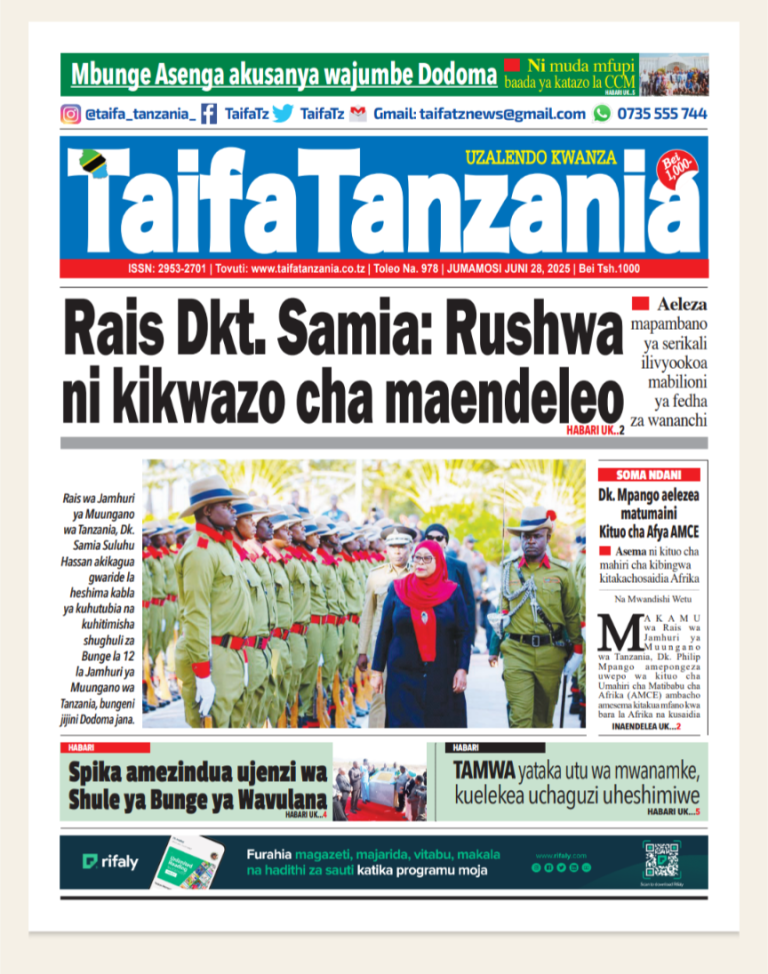 Habari Kubwa Magazeti Ya Leo June 28,2025