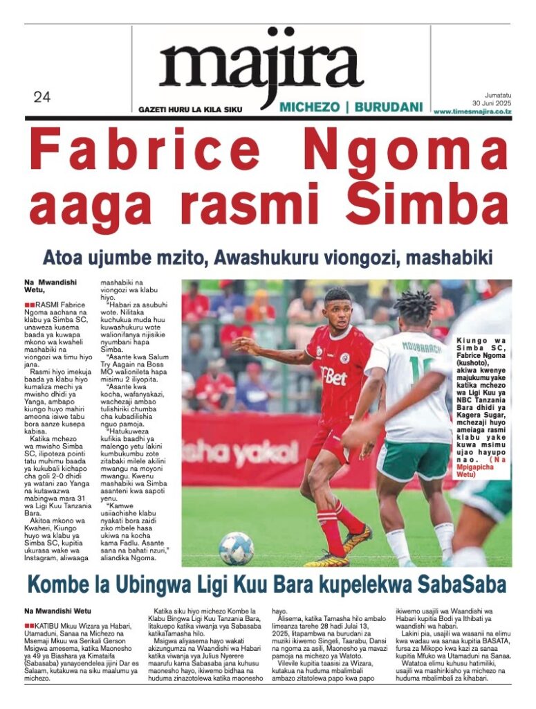 Tanzania News Paper Today Headlines-Magazeti ya leo 30 June 2025