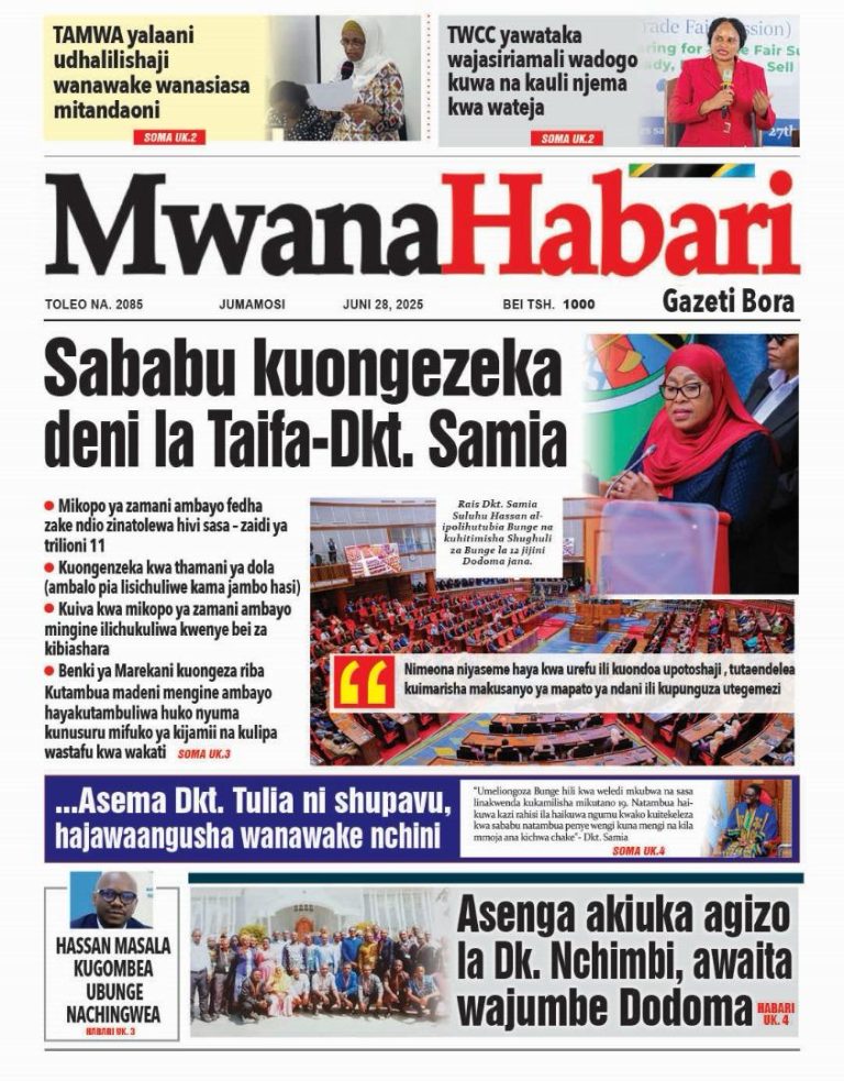 Habari Kubwa Magazeti Ya Leo June 28,2025