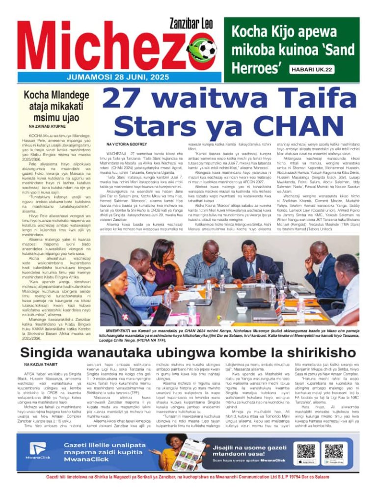 Habari Kubwa Magazeti Ya Leo June 28,2025